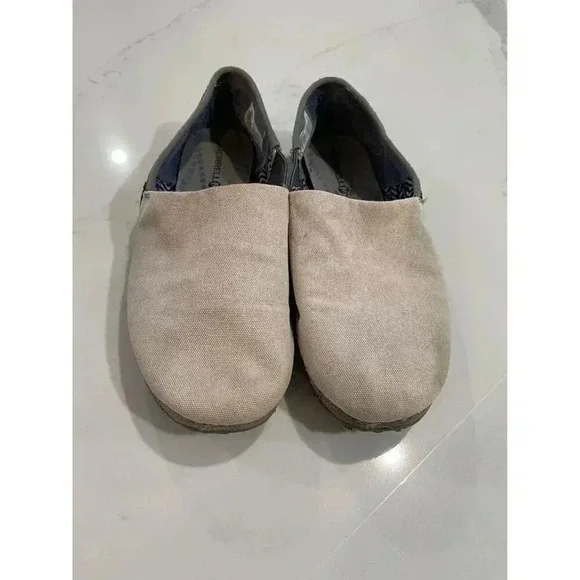 Merrell Women's Canvas Slip On Shoes Size 8 Granite Casual Flats Chevron Stripe - Picture 2 of 6